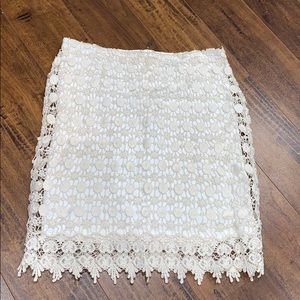 Crochet skirt